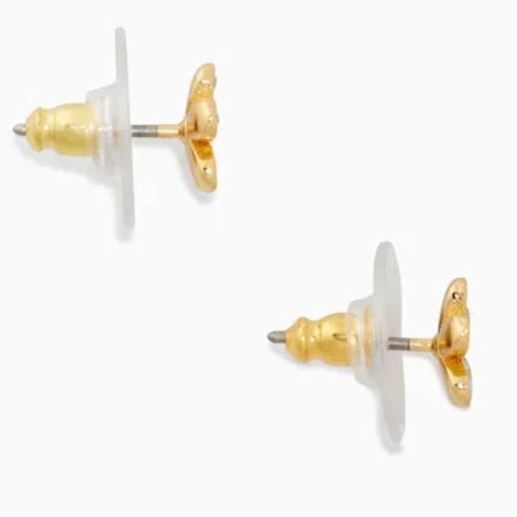 ♠️ Kate Spade ♠️️ Gleaming Aquamarine Gardenia Flower Studs - Picture 4 of 5